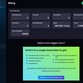 InfluxData Billing