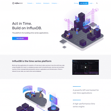 InfluxData Homepage