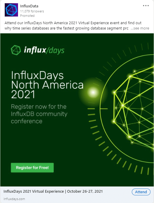 InfluxData Linkedin Ads 3