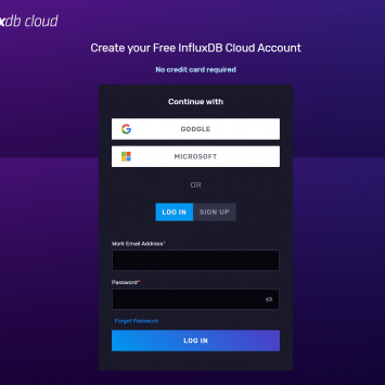 InfluxData Login