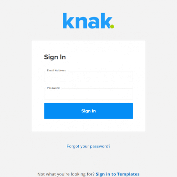 Knak Login