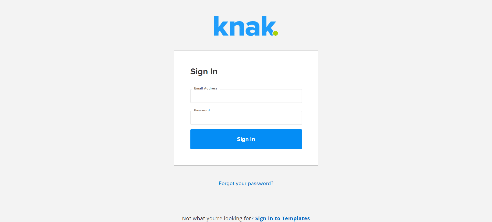 Knak Login