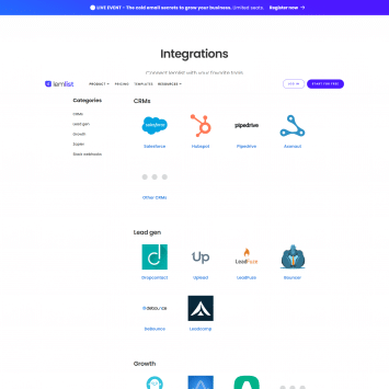 Lemlist Integrations
