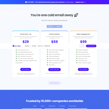 Lemlist Pricing