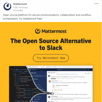 Mattermost Linkedin Ads 1