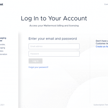 Mattermost Login