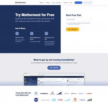 Mattermost Signup