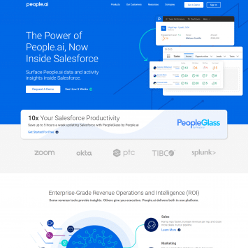 People.ai Homepage