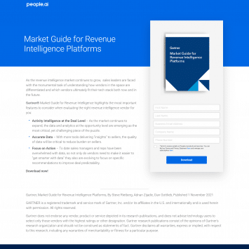 People.ai Landing Page