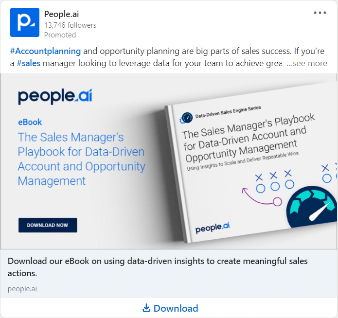 People.ai Linkedin Ads 1