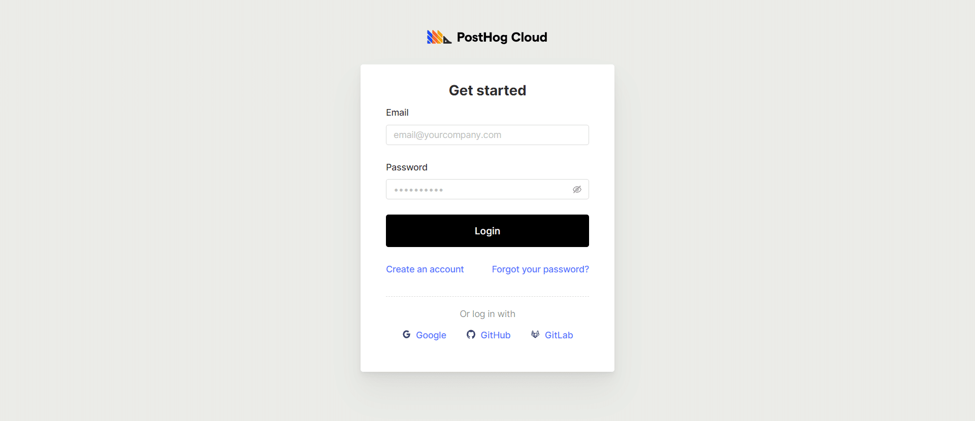 PostHog Login