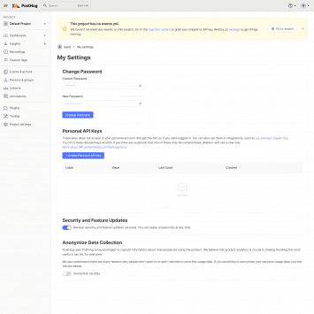 PostHog User Profile