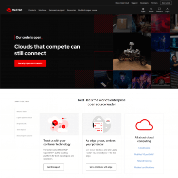 RedHat Homepage