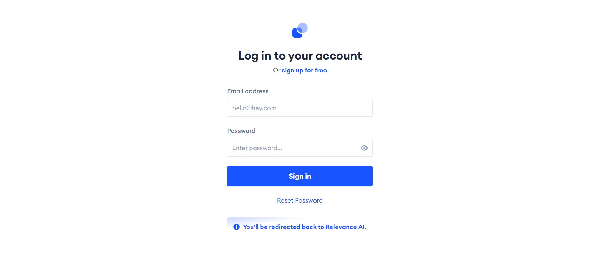 Relevance AI Login