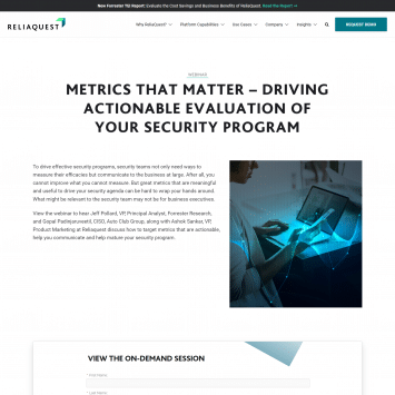 ReliaQuest Landing Page 1