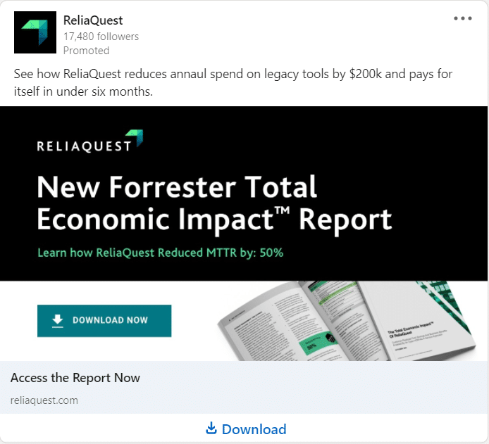 ReliaQuest Linkedin Ads 1