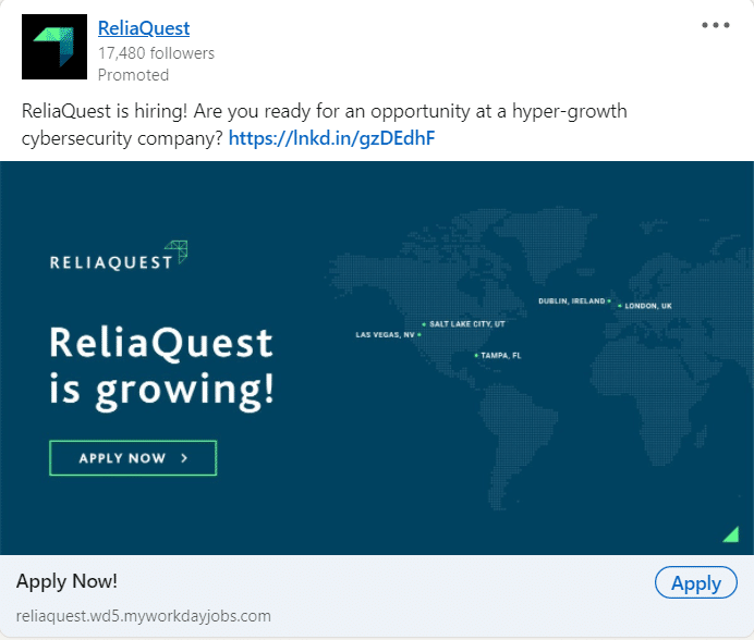 ReliaQuest Linkedin Ads 2