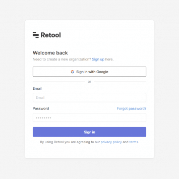 Retool Login