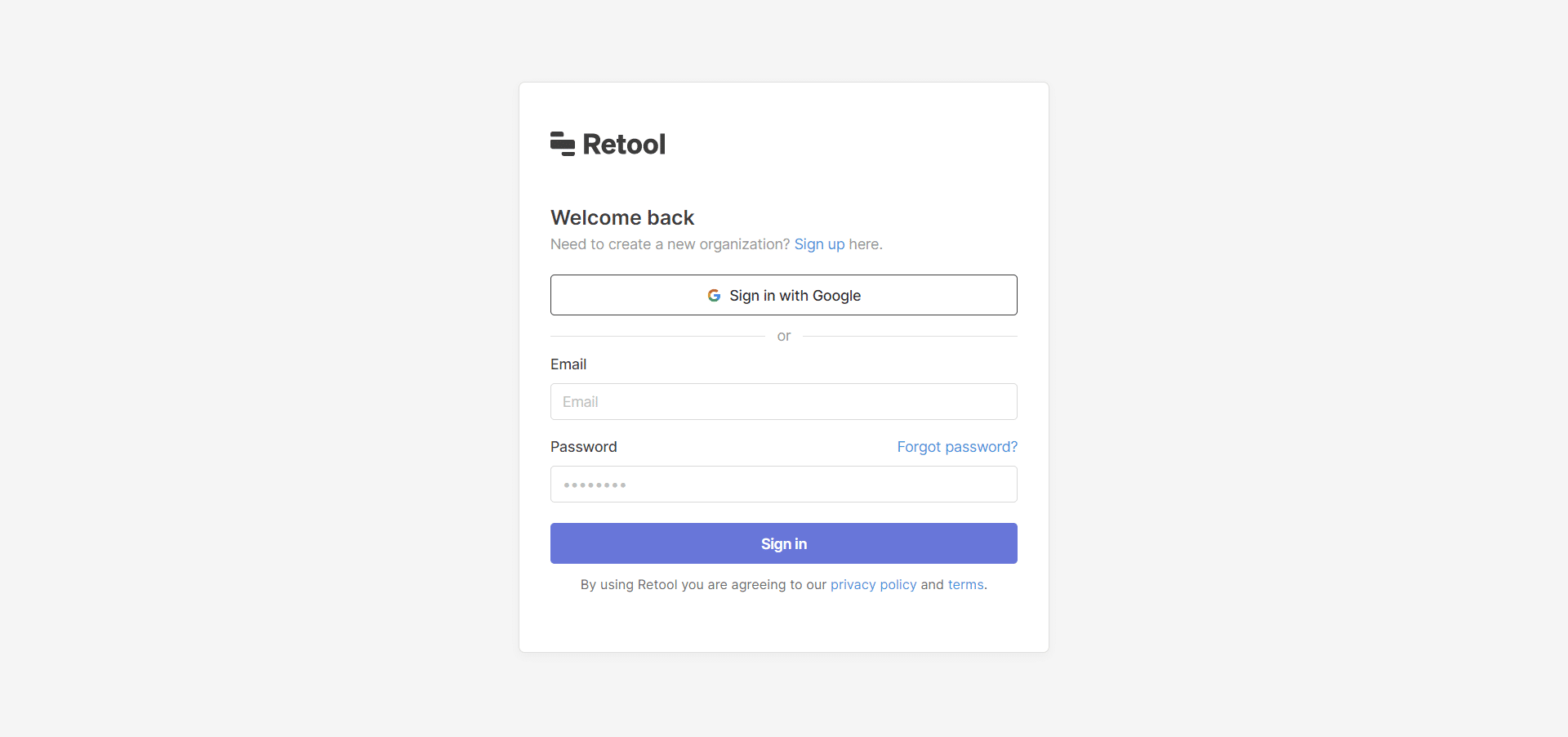 Retool Login