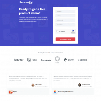 RevenueCat Landing Page