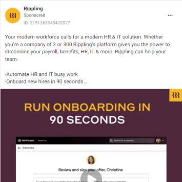 Rippling Facebook Ads 1
