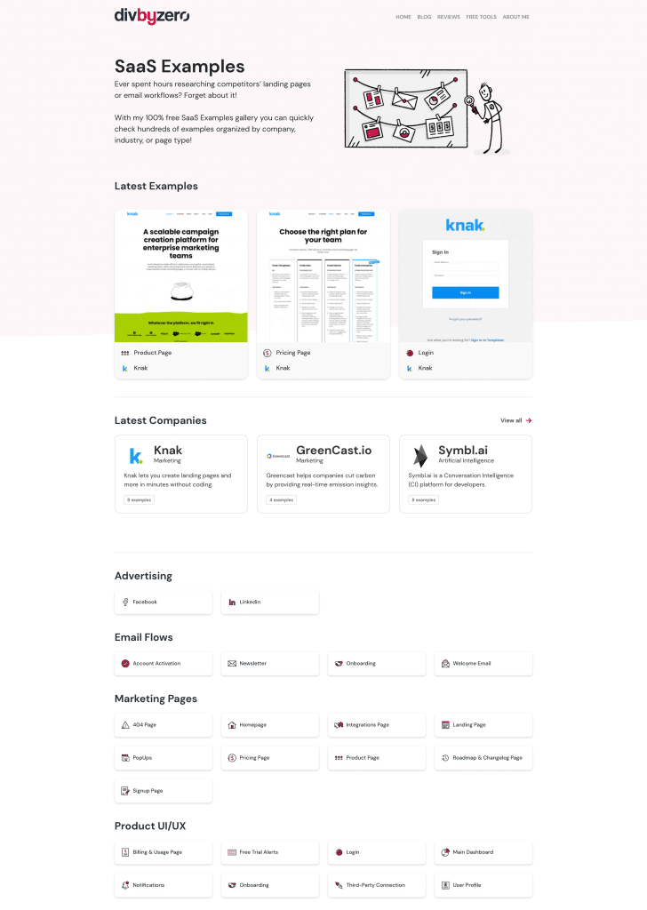 Saas Examples - Spy SaaS Competitors