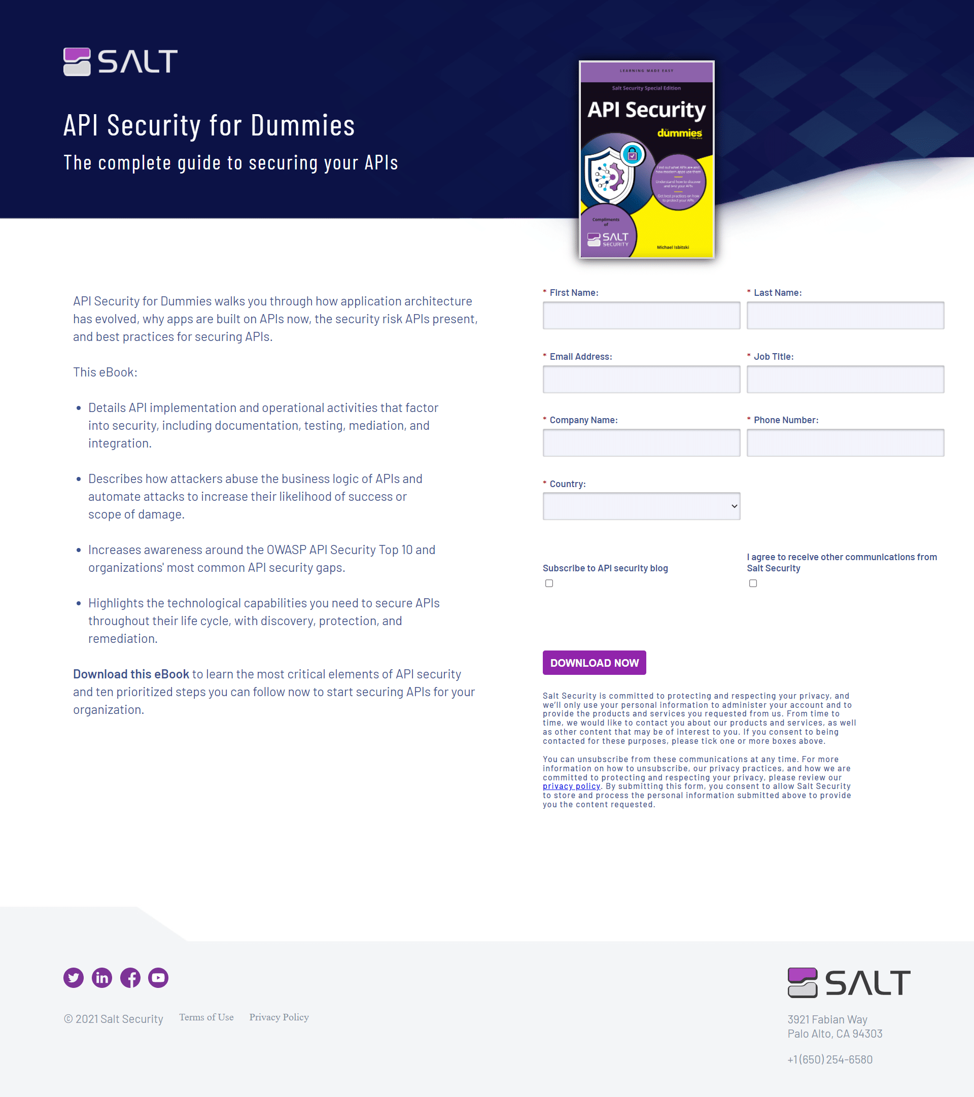 Salt Security Landing Page 2