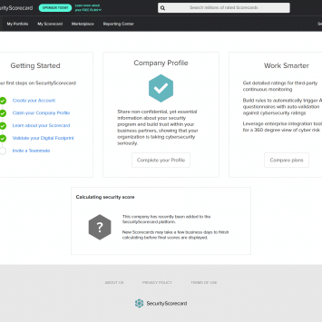 SecurityScorecard Dashboard Trial