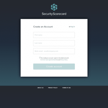 SecurityScorecard Signup