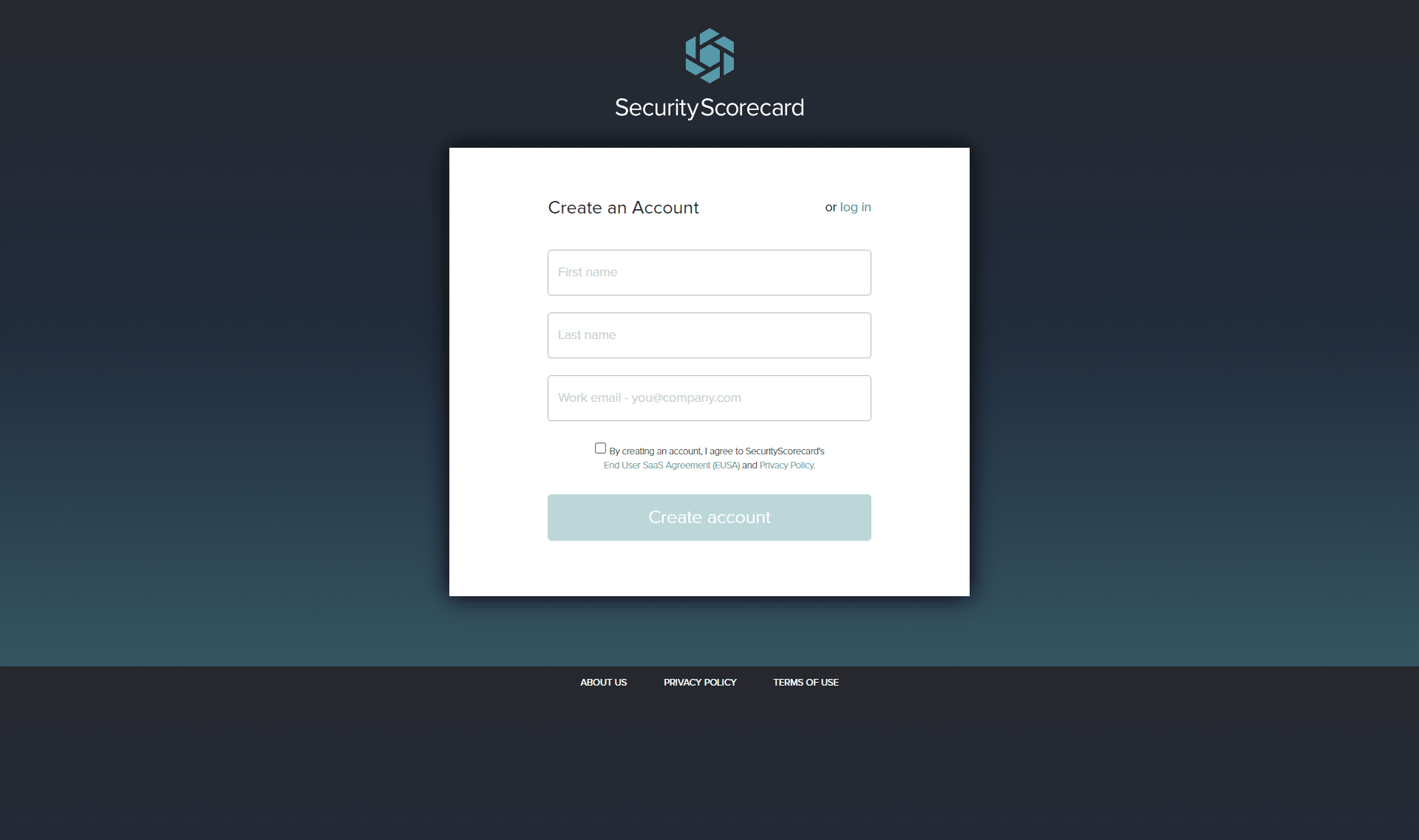 SecurityScorecard Signup