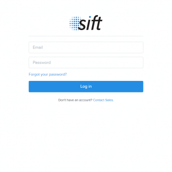 Sift Login