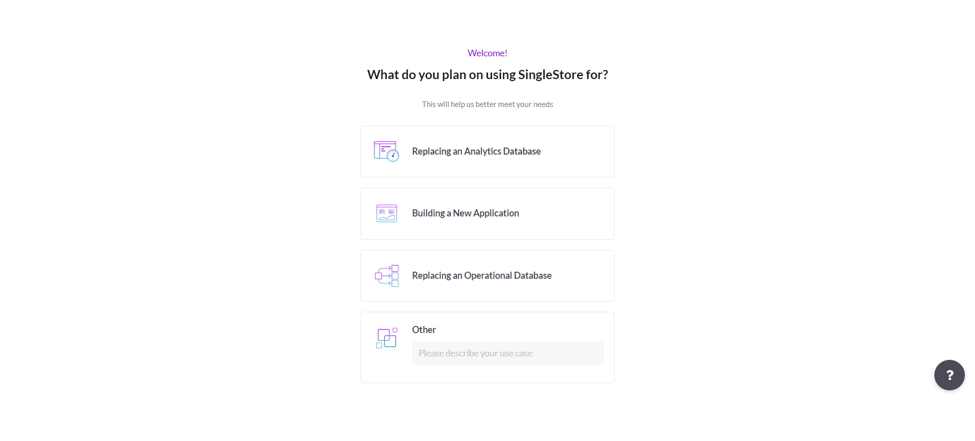 SingleStore Onboarding 2