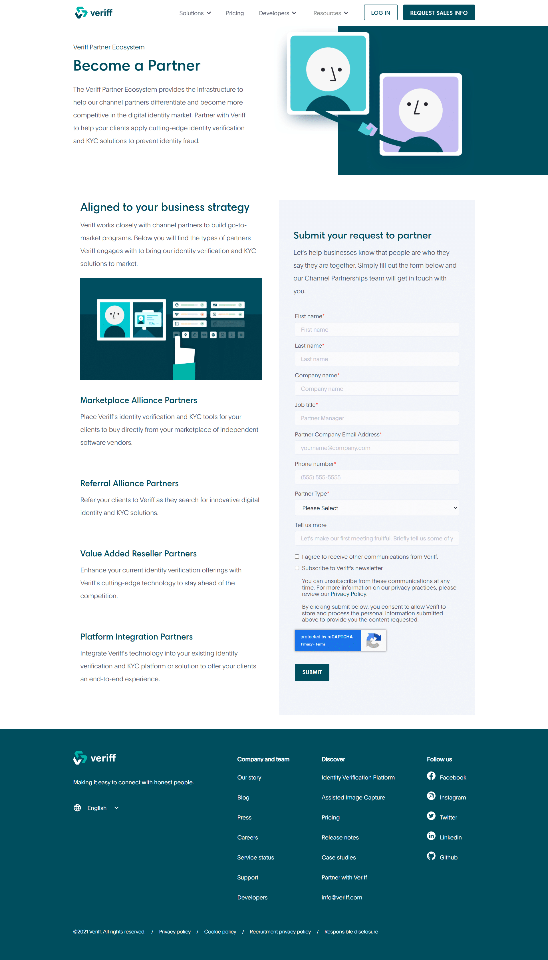 Veriff Landing Page