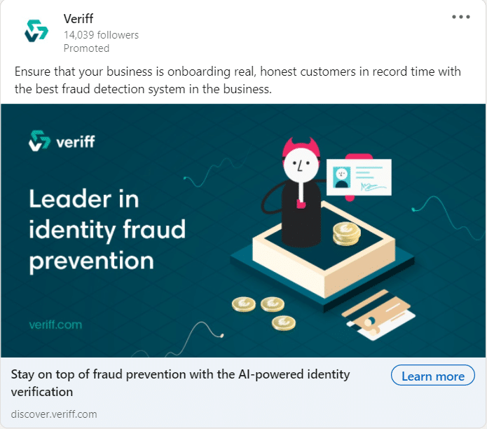 Veriff Linkedin Ads 2