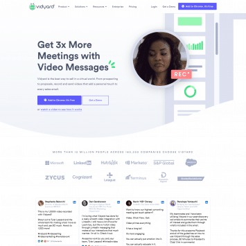 Vidyard Homepage