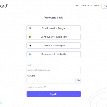 Vidyard Login