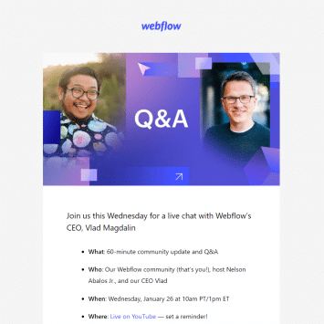 Webflow Newsletter