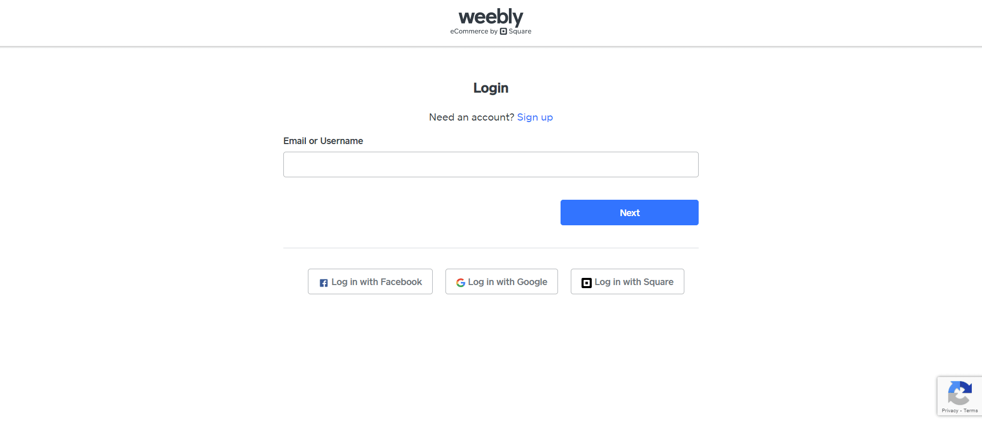 Weebly Login