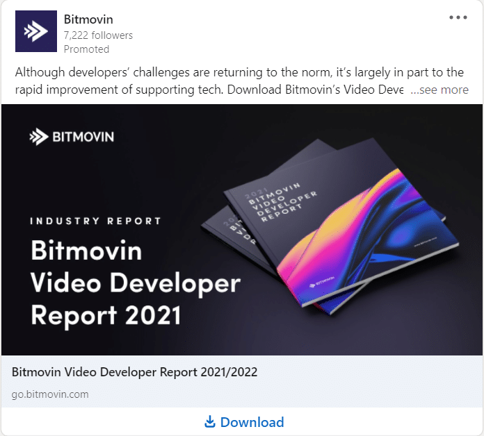 Bitmovin Linkedin Ads 1