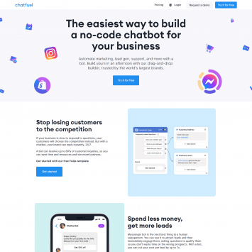 Chatfuel Homepage