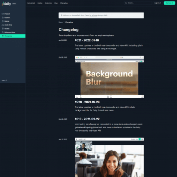 Daily Changelog