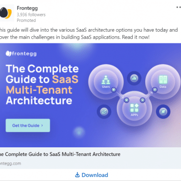 Frontegg Linkedin Ads 1