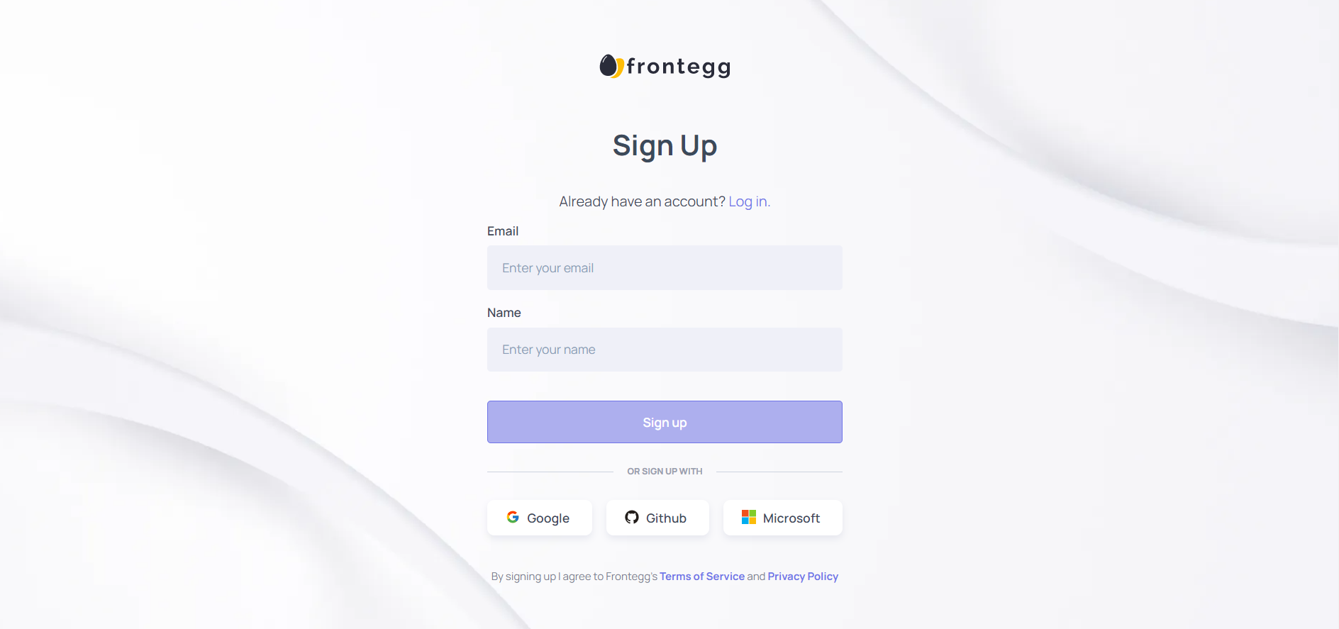 Frontegg Signup