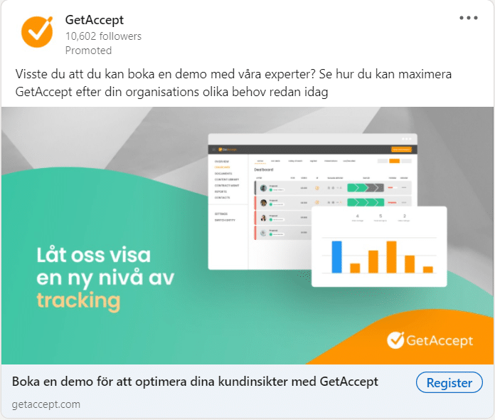 GetAccept Linkedin Ads 2