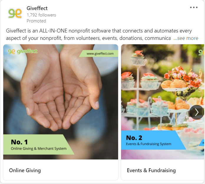 Giveffect Linkedin Ads 3