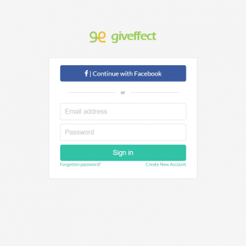 Giveffect Login