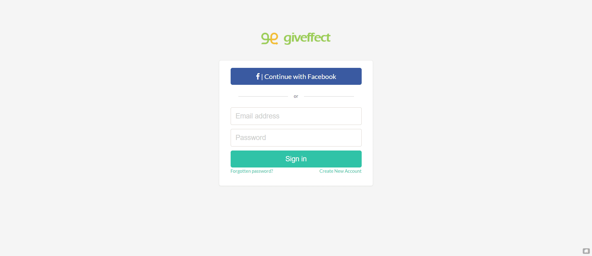 Giveffect Login