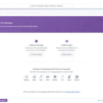 Heroku Dashboard Trial