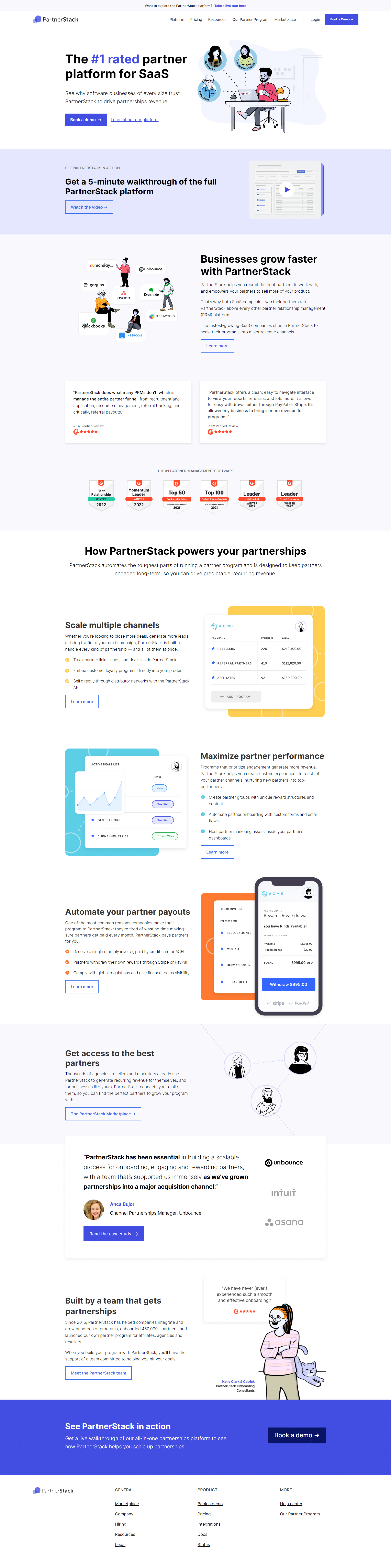 PartnerStack Homepage