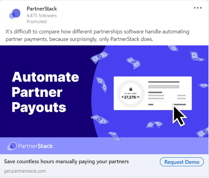 PartnerStack Linkedin Ads 3